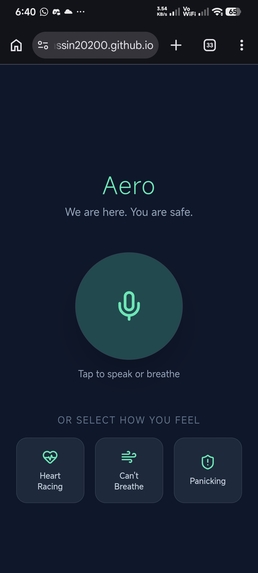 Aero – screenshot 1