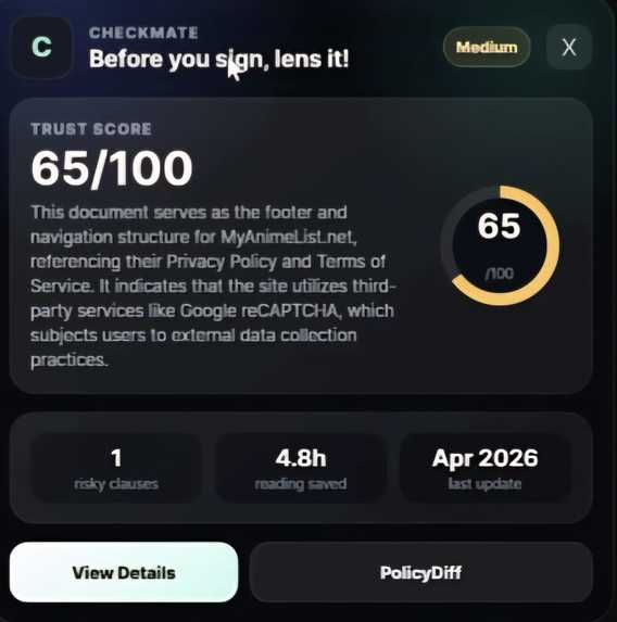 CheckMate – screenshot 2
