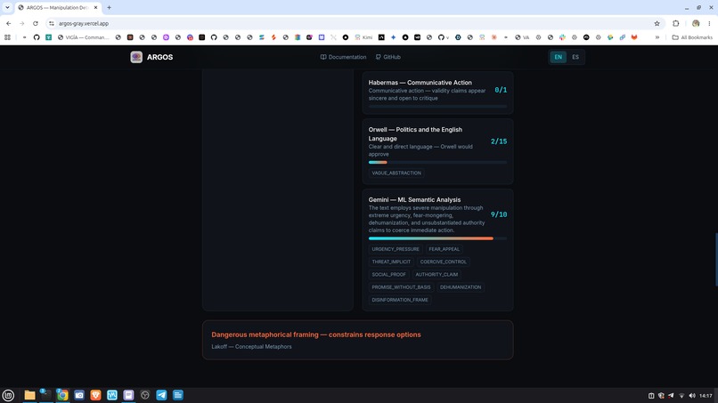 ARGOS – screenshot 1