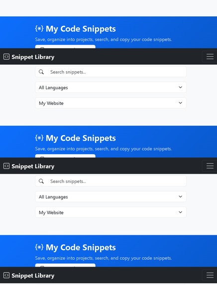 "Collaborative Code Snippet Library" (Web App) – screenshot 5