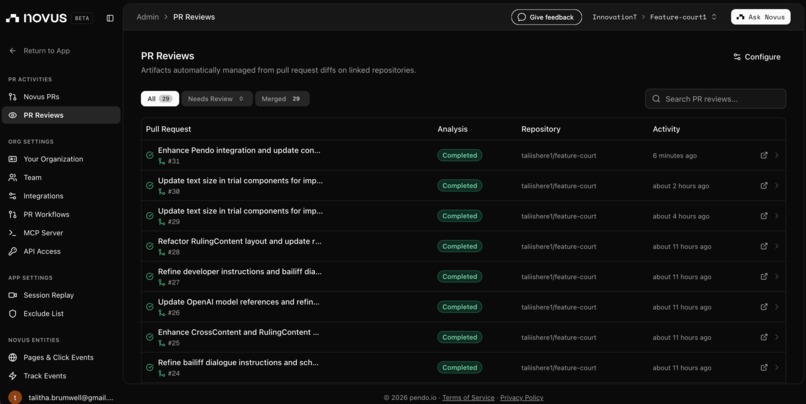 Feature Court – screenshot 1