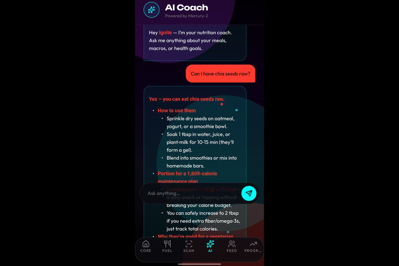 Ignite Nutrition  – screenshot 2