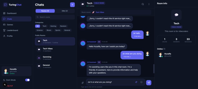 TuringChat – screenshot 4