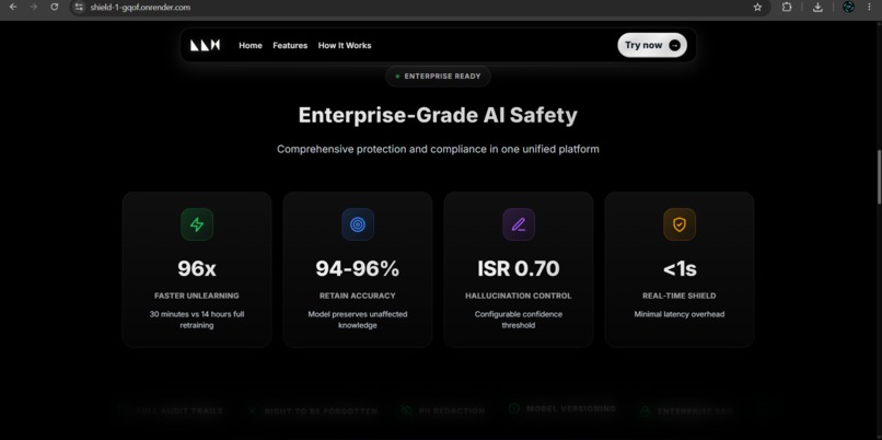 Guardial: Enterprise AI Safety Platform – screenshot 3