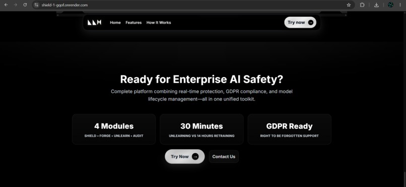 Guardial: Enterprise AI Safety Platform – screenshot 5