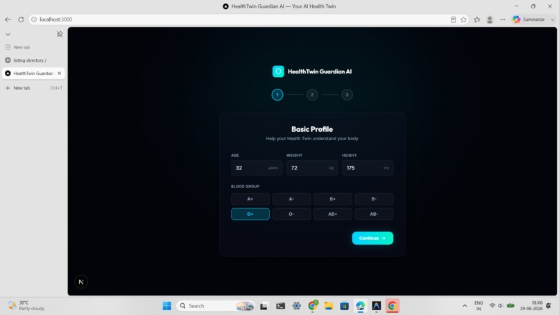 HealthTwin Guardian AI – screenshot 3