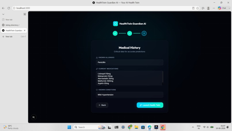 HealthTwin Guardian AI – screenshot 5