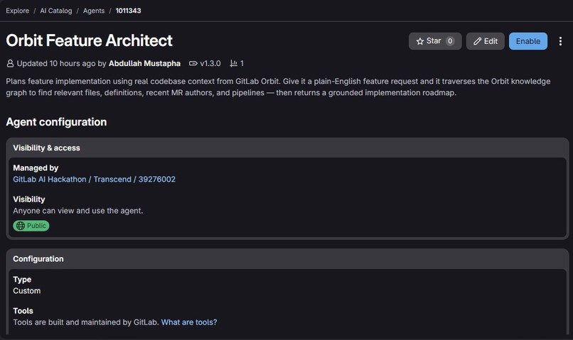 Orbit Feature Architect – screenshot 1