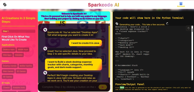 Sparkcode AI – screenshot 4