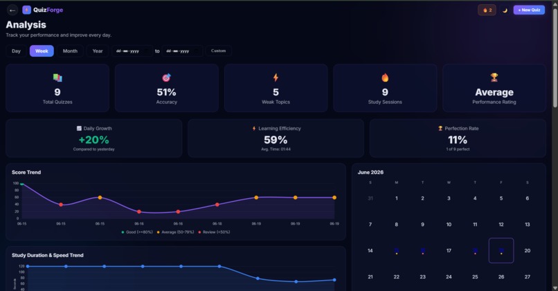 QUIZFORGE – screenshot 1