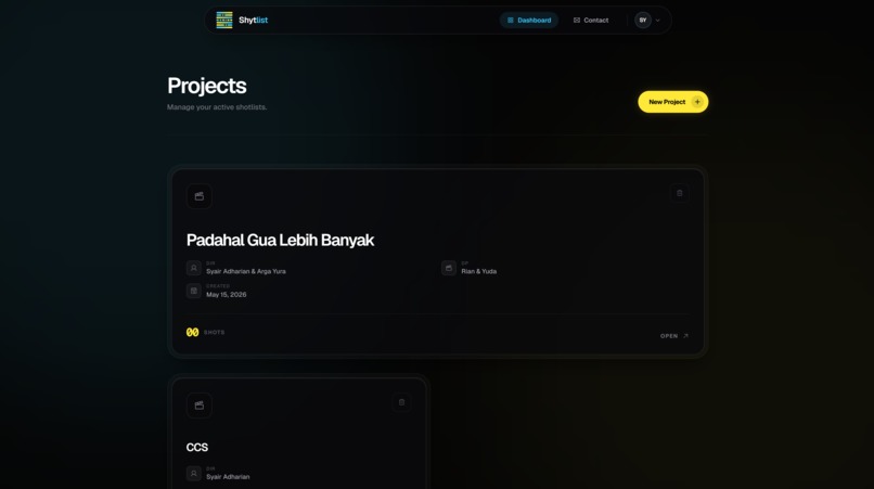 Shytlist – screenshot 3