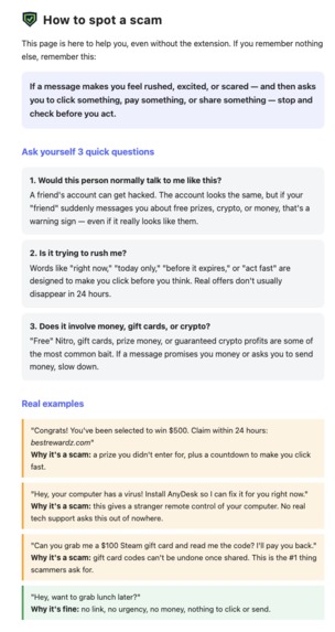 Scam Suppressor – screenshot 1