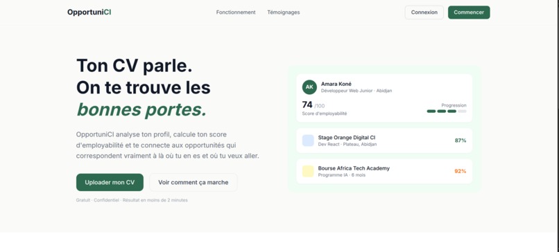 Opportuni-CI – screenshot 1