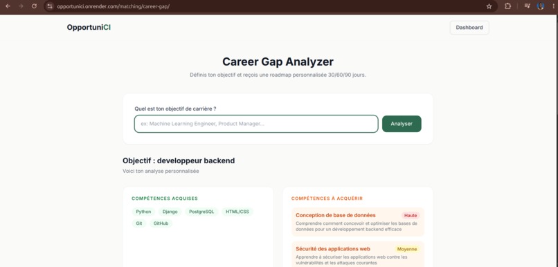 Opportuni-CI – screenshot 5
