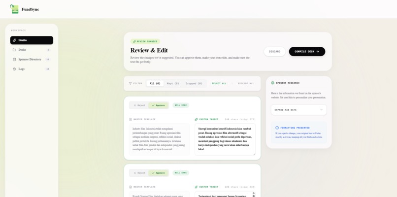 FundSync – screenshot 3