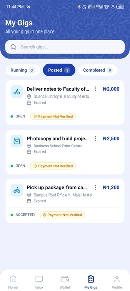 CampusGigs – screenshot 15