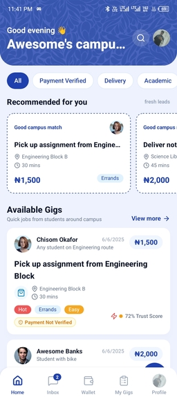CampusGigs – screenshot 7