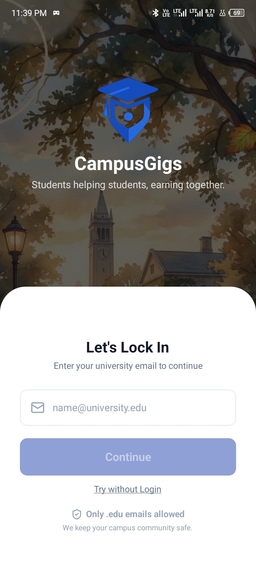 CampusGigs – screenshot 1