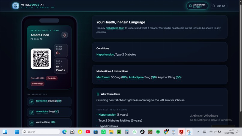 VitalVoice : AI-Powered Clinical Intelligence Platform – screenshot 3