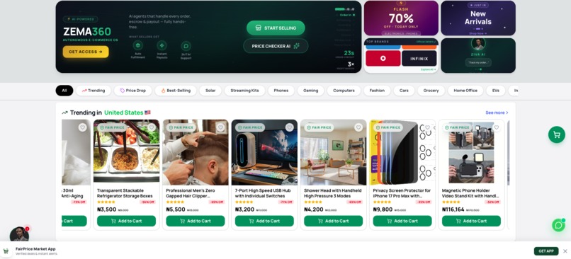 FairPrice — AI Marketplace on Vercel + AWS DynamoDB – screenshot 6