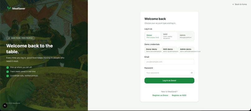 Rescue Food, Feed Communities: MealSaver – screenshot 3