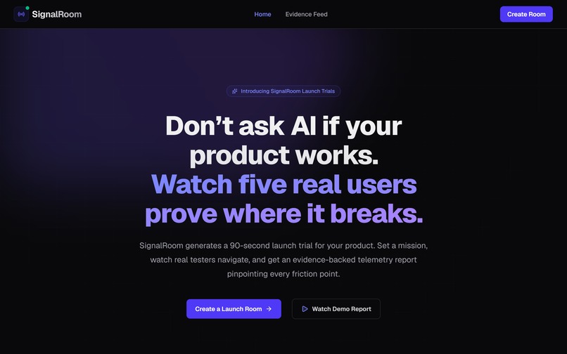 SignalRoom – screenshot 1