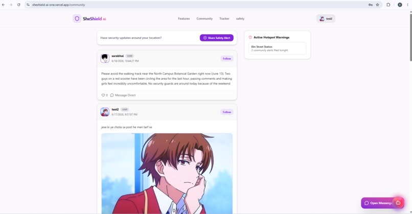 SheShield AI – screenshot 5