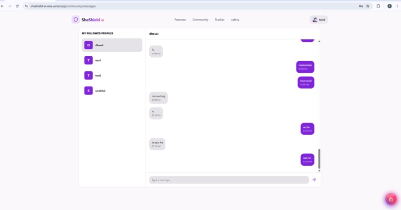 SheShield AI – screenshot 4