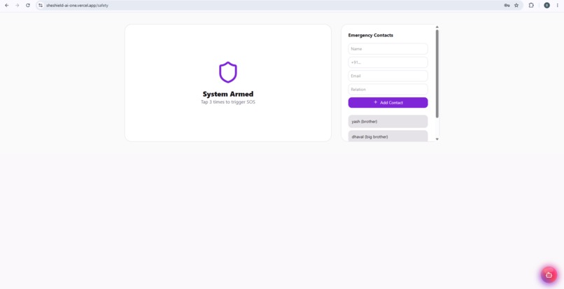 SheShield AI – screenshot 6