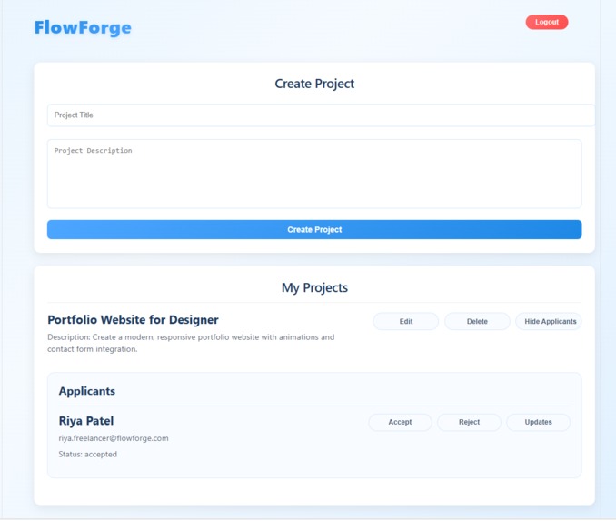 FlowForge – screenshot 2