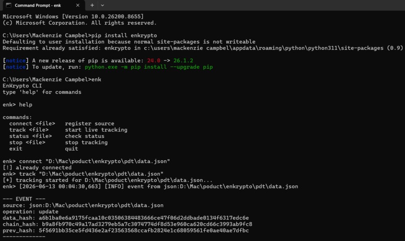 EnKrypto – screenshot 1