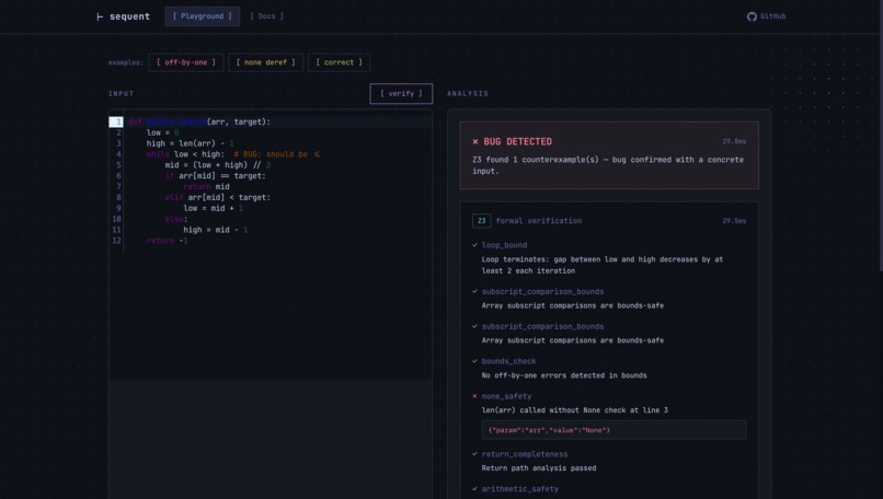 SEQUENT – screenshot 2