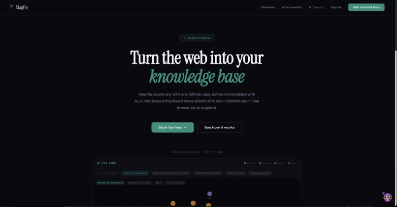 MagPie – screenshot 2