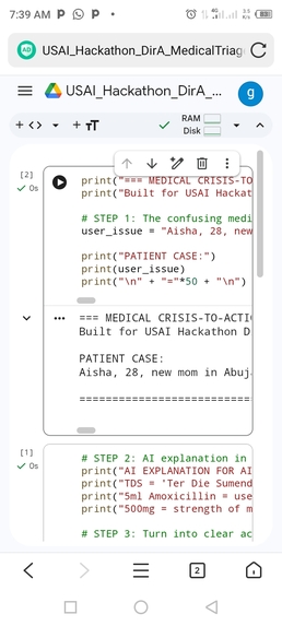 Medical Triage Translator for New Moms – screenshot 1