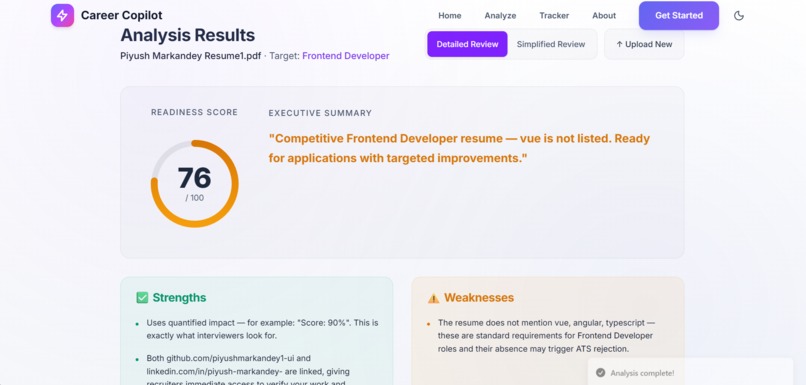 Career Copilot – screenshot 4