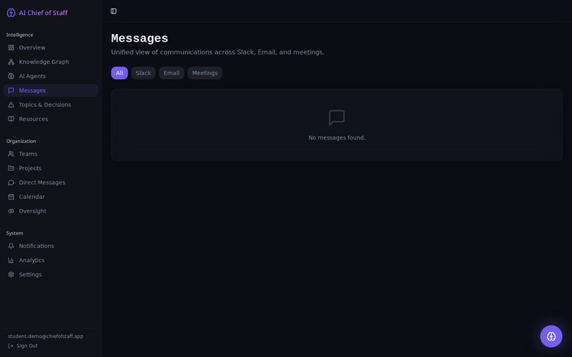  "Second Brain" - Superhuman AI Chief of Staff – screenshot 1