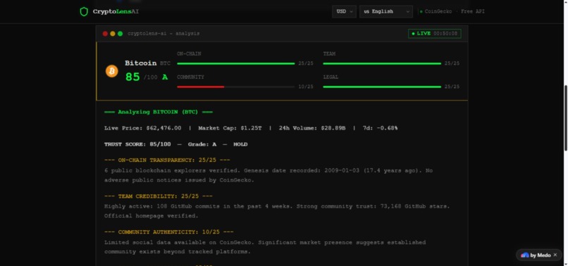 CryptoLensAI – screenshot 4