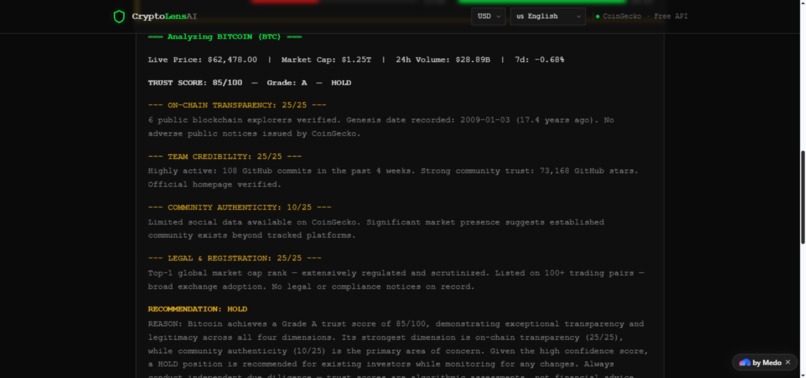 CryptoLensAI – screenshot 5