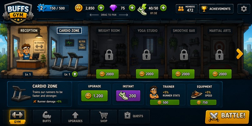 Buffs vs Burgers – screenshot 4