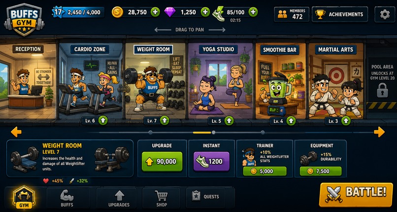 Buffs vs Burgers – screenshot 5