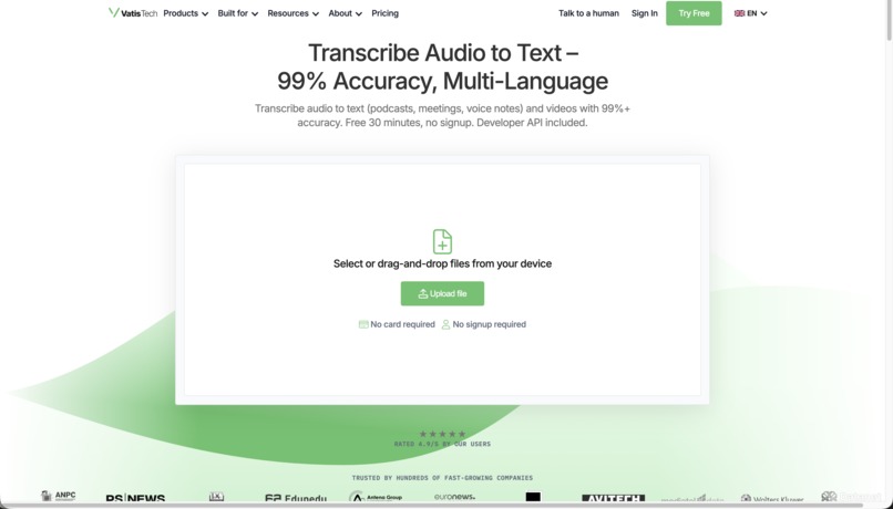 Vatis Tech – screenshot 4