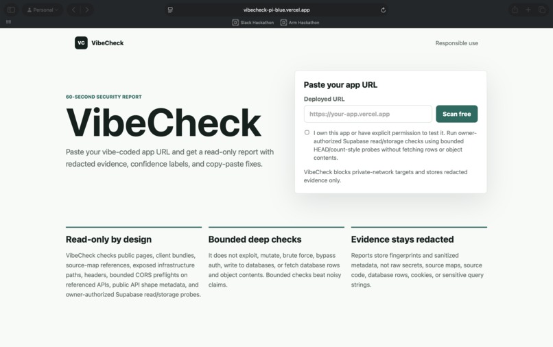 VibeCheck – screenshot 1