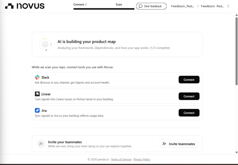 Feedback Radar – screenshot 1