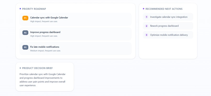 Feedback Radar – screenshot 3