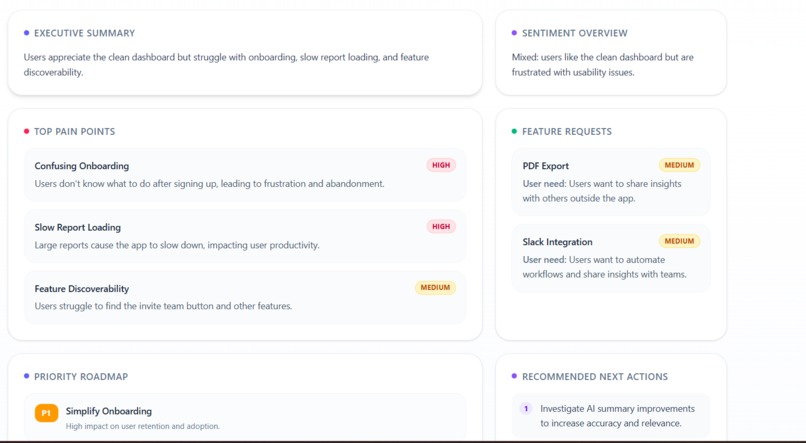 Feedback Radar – screenshot 9
