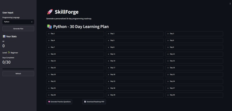 SkillForge – screenshot 1