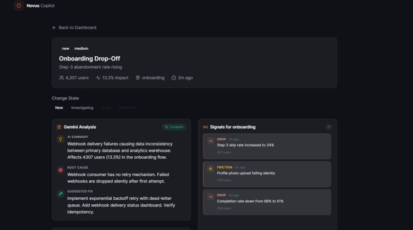 Novus Incident Copilot – screenshot 3