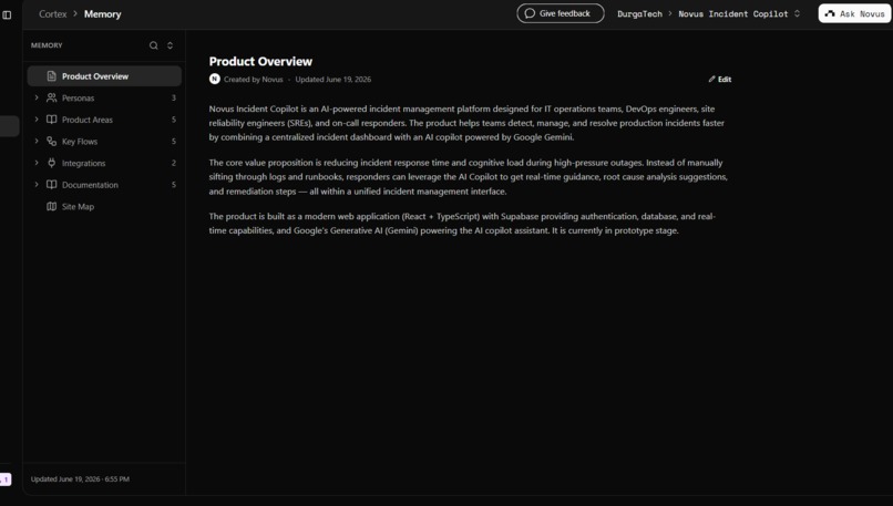 Novus Incident Copilot – screenshot 6