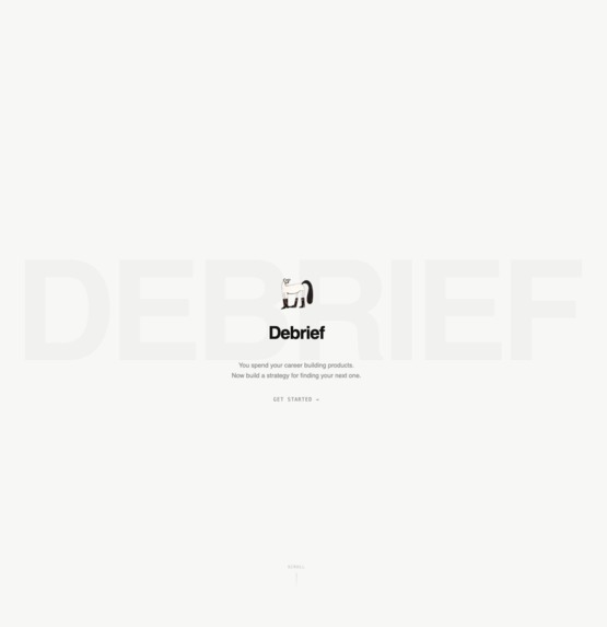 Debrief – screenshot 1
