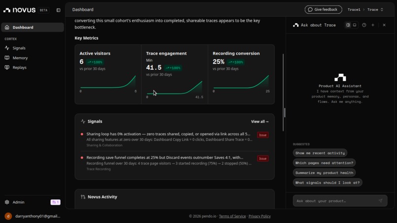 Trace – screenshot 1
